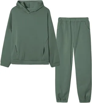 2 Piece Fall Sets for Women - Graphic Hoodies and Baggy Sweatpants Tracksuit