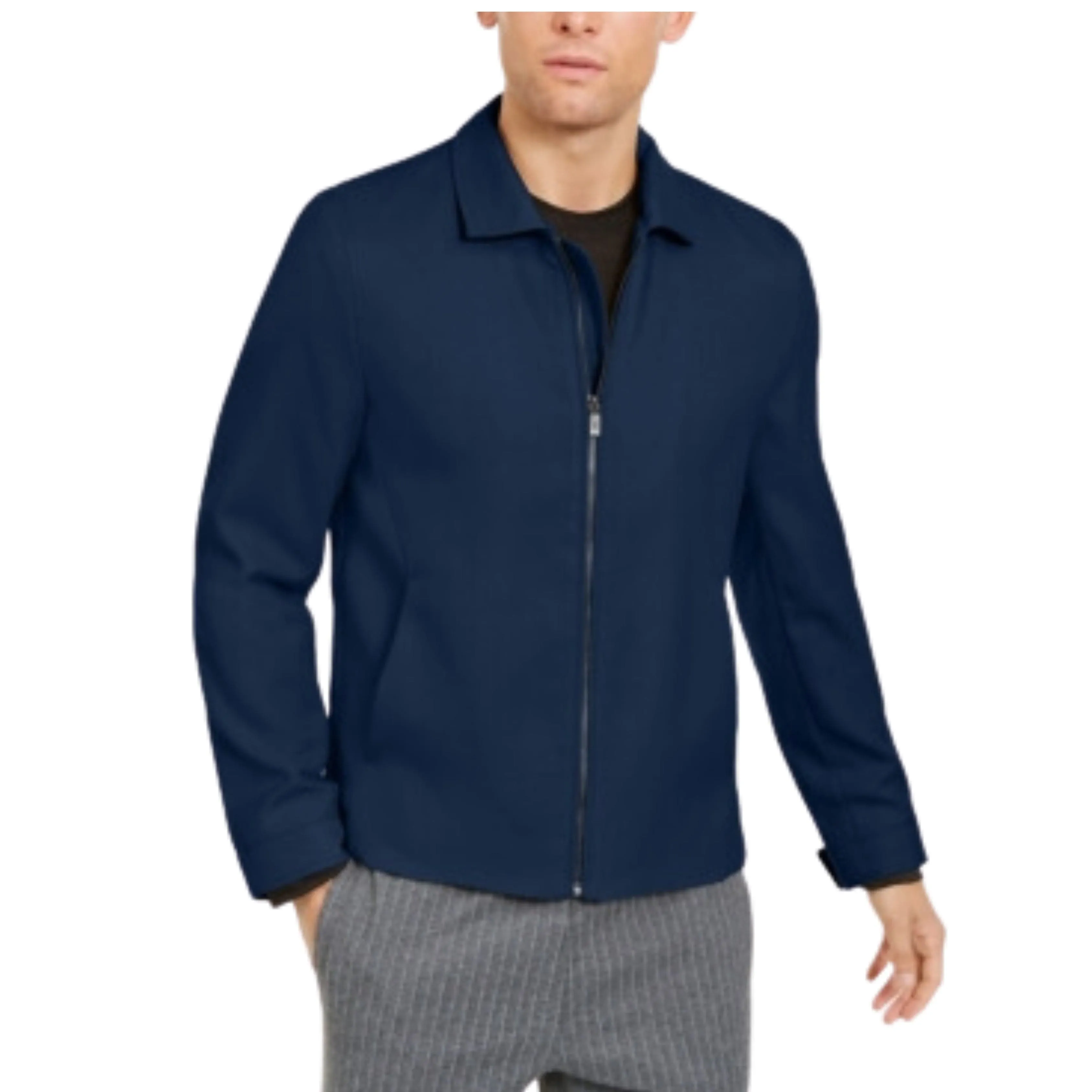 ALFANI - Mens Blue Zip up Jacket