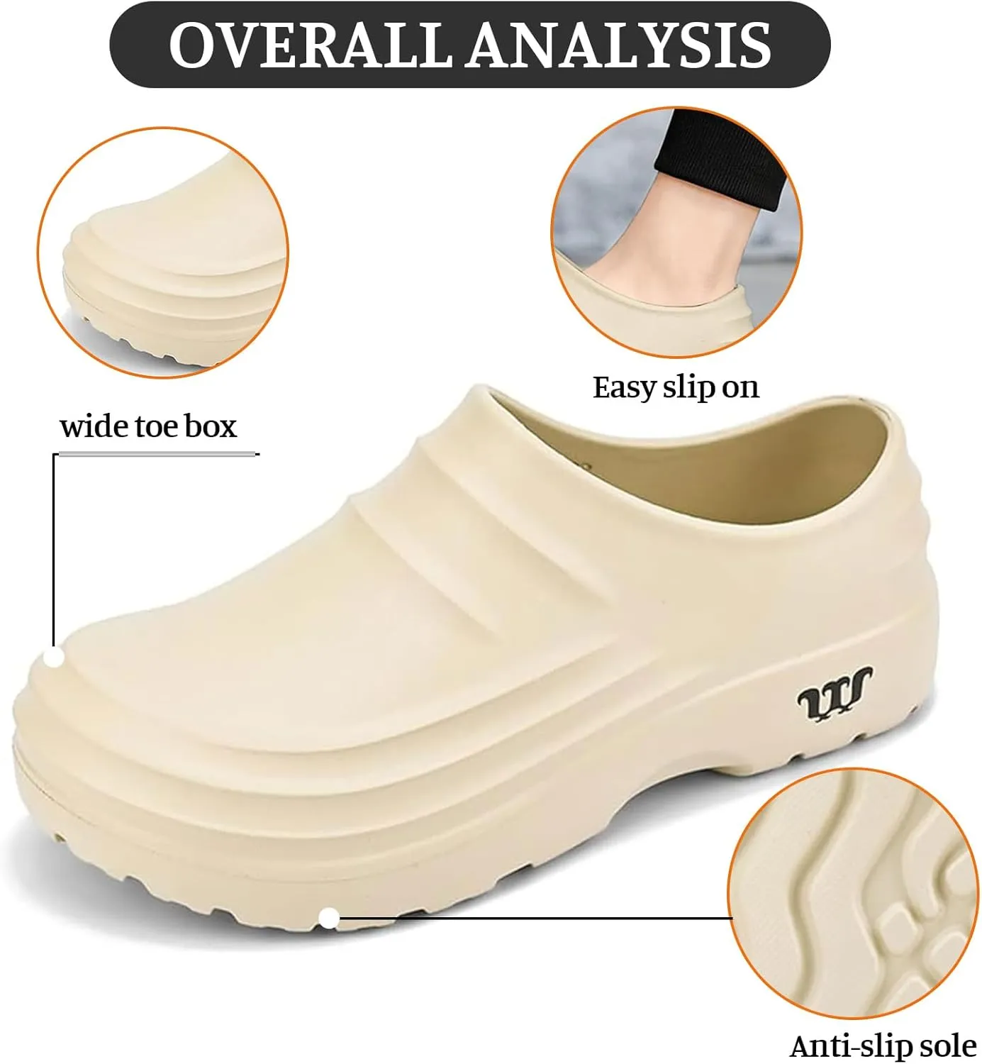 Armadillo Clogs Nurses Shoes for Women Men Non Slip Work Shoes Women Food Service Chef Shoe for Men Non Slip Kitchen Shoe Clogs Oil Resistant Nursing Arch Support Waterproof Wide Width Sneakers Garden