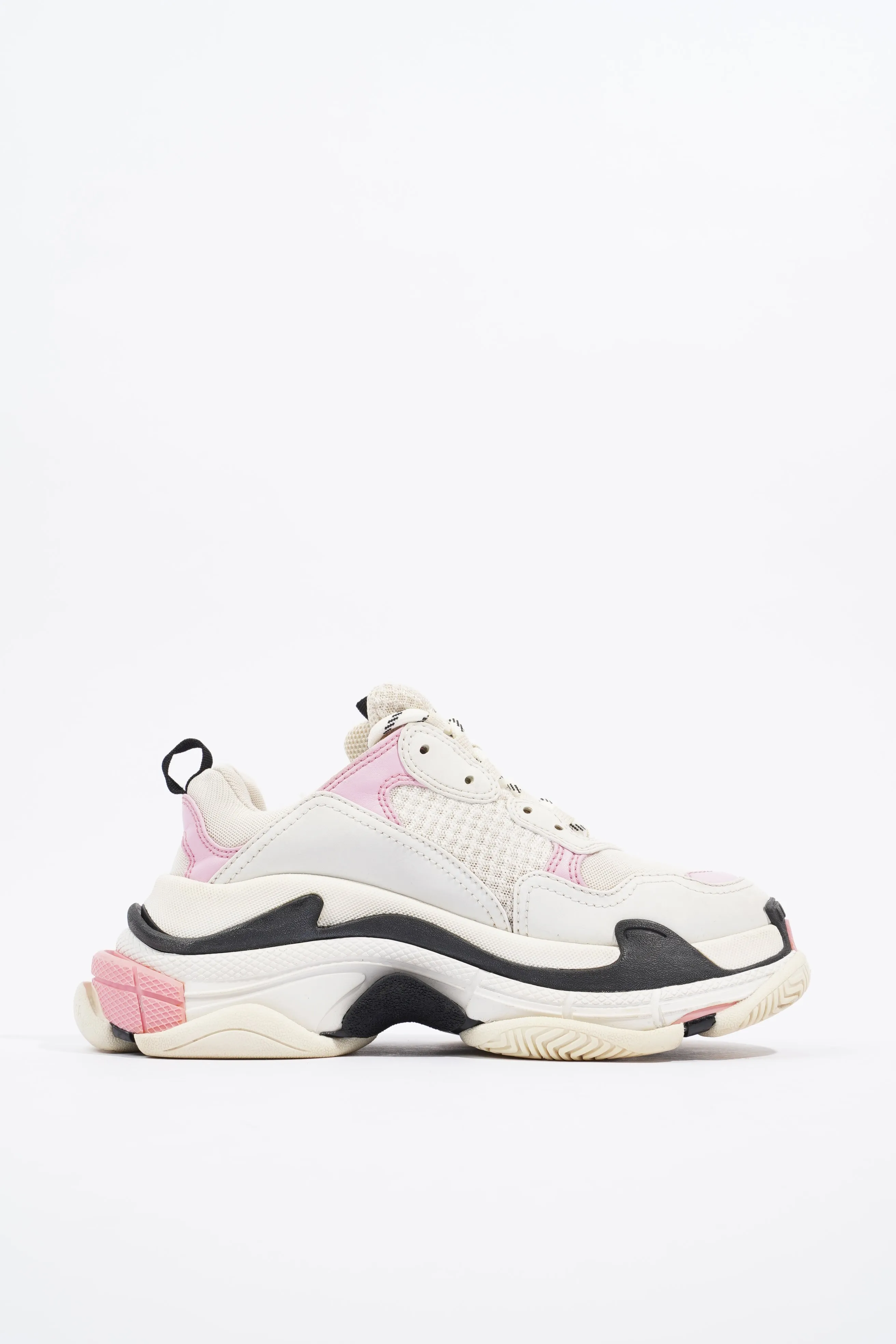 Balenciaga Triple S White / Pink / Black Canvas EU 37 UK 4