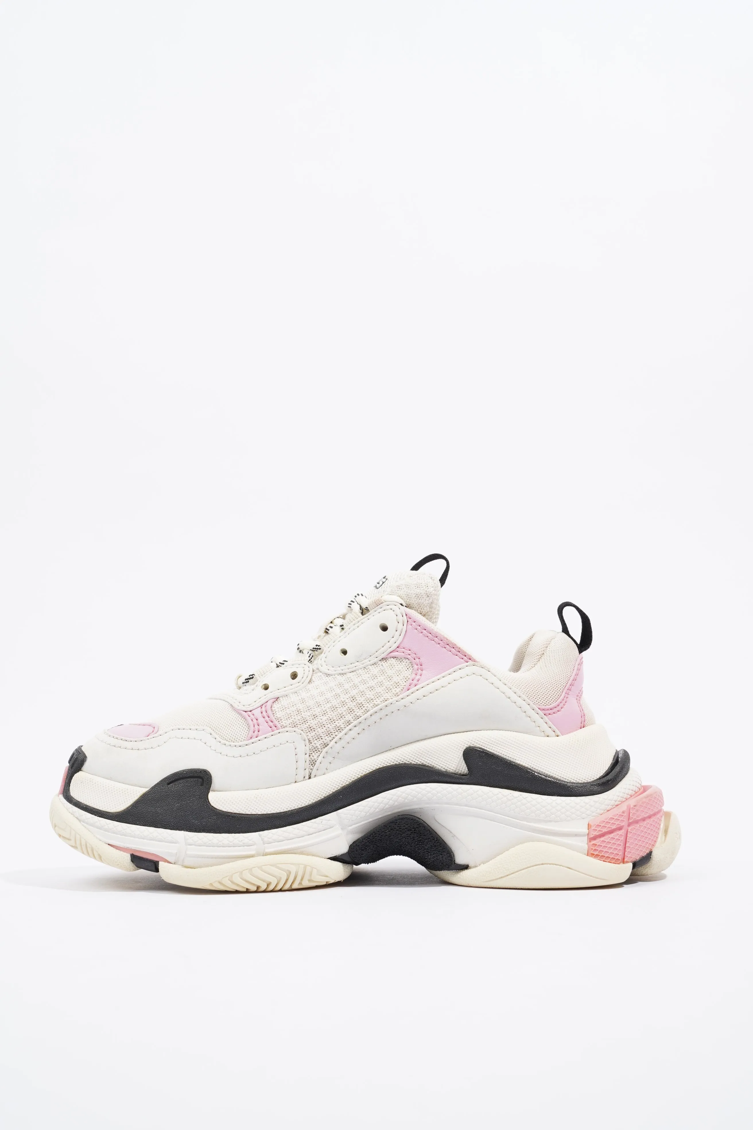 Balenciaga Triple S White / Pink / Black Canvas EU 37 UK 4