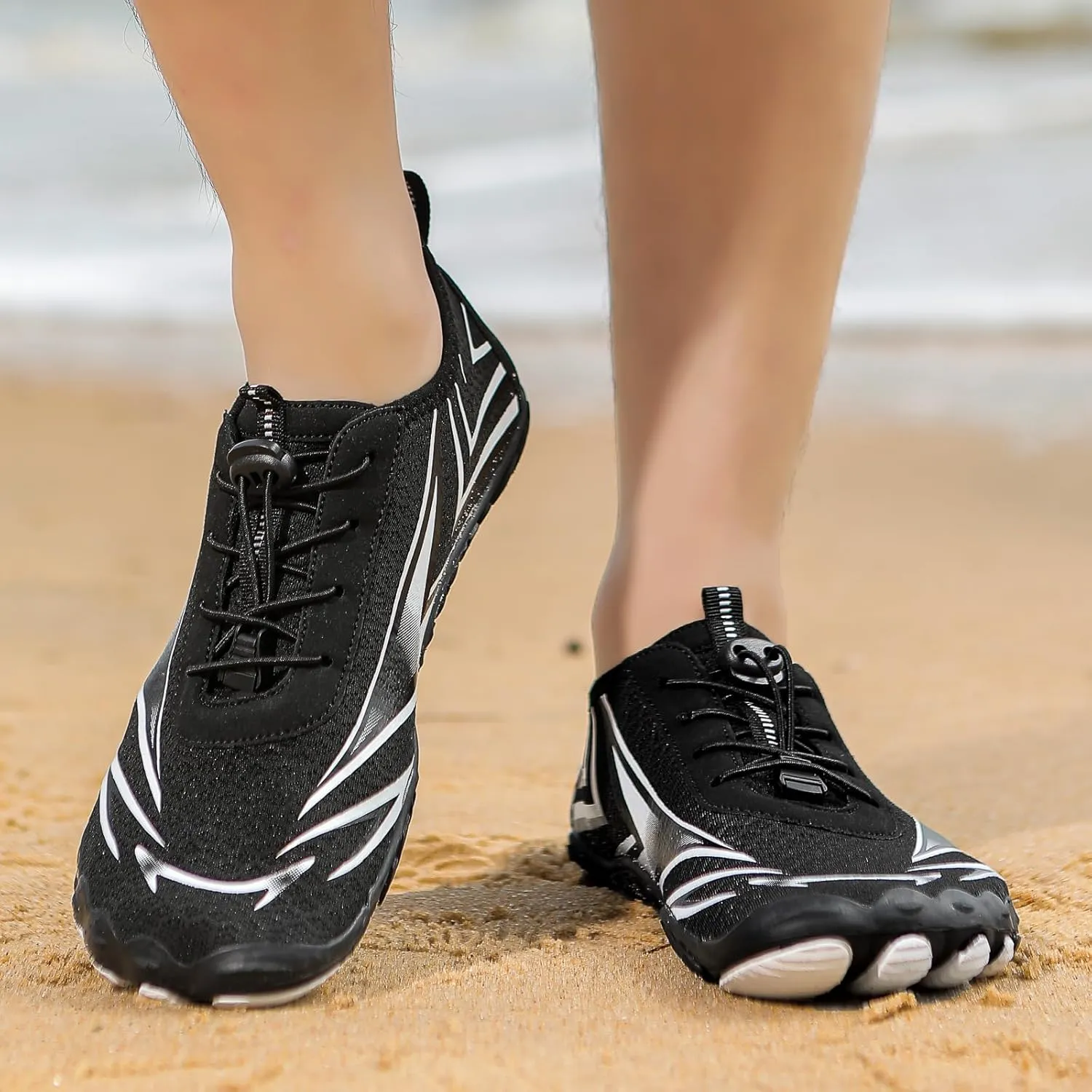 Barefoot Shoes for Women Men, Healthy Non-Slip Athletic Footwear, Waterproof Hiking Shoes with Wide Toe, Grounded Footwear for Women Men, Comfortable Barefoot Shoes