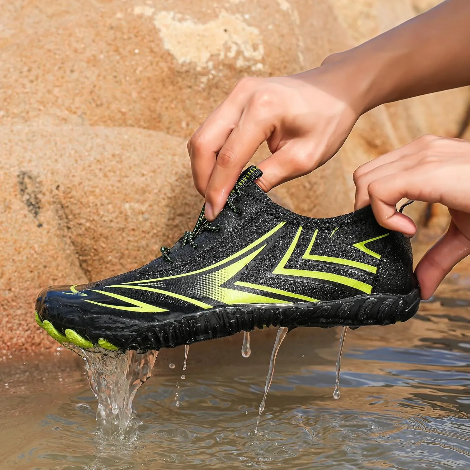 Barefoot Shoes for Women Men, Healthy Non-Slip Athletic Footwear, Waterproof Hiking Shoes with Wide Toe, Grounded Footwear for Women Men, Comfortable Barefoot Shoes
