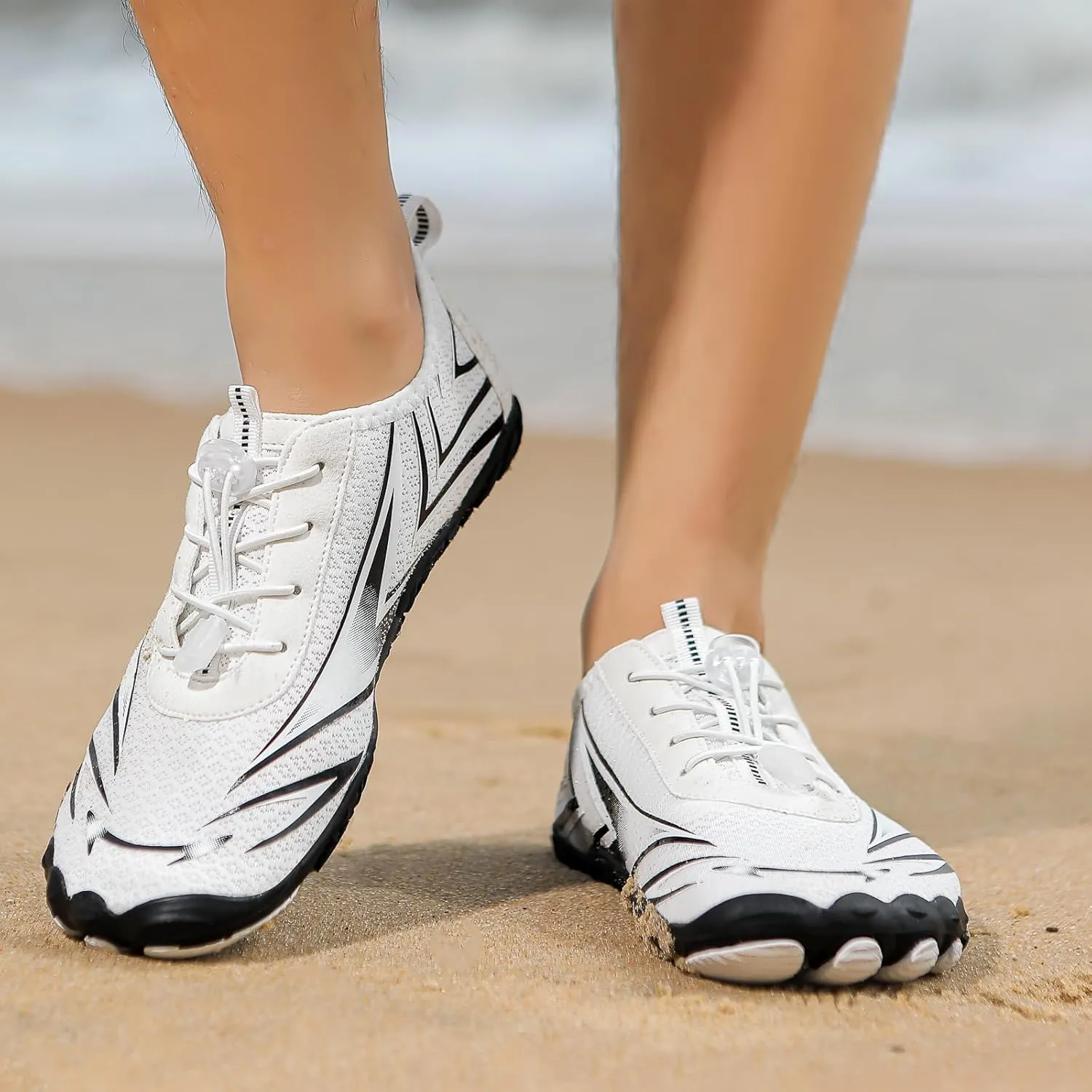 Barefoot Shoes for Women Men, Healthy Non-Slip Athletic Footwear, Waterproof Hiking Shoes with Wide Toe, Grounded Footwear for Women Men, Comfortable Barefoot Shoes
