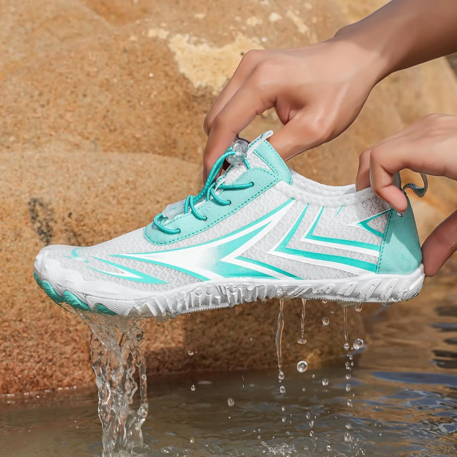 Barefoot Shoes for Women Men, Healthy Non-Slip Athletic Footwear, Waterproof Hiking Shoes with Wide Toe, Grounded Footwear for Women Men, Comfortable Barefoot Shoes