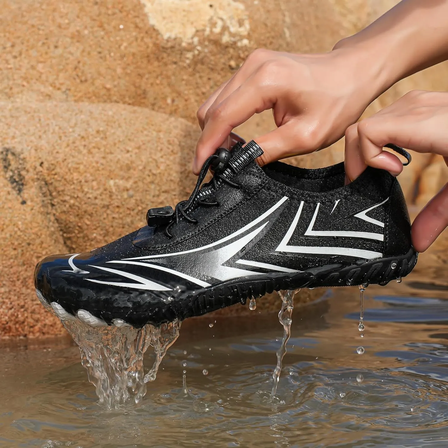 Barefoot Shoes for Women Men, Healthy Non-Slip Athletic Footwear, Waterproof Hiking Shoes with Wide Toe, Grounded Footwear for Women Men, Comfortable Barefoot Shoes