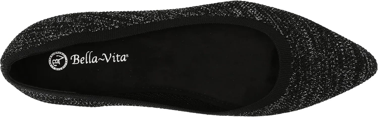 Bella Vita Women's Mireya Pointed Toe Flat Ballet