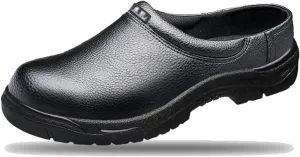 Chef Safety Shoes, Anti-Smash Anti-Puncture Oil Resistant Waterproof Kitchen Work Shoes for Men, Anti Kick and Anti-Collision Non Slip Walking Sneakers, for Chef Professional Safety