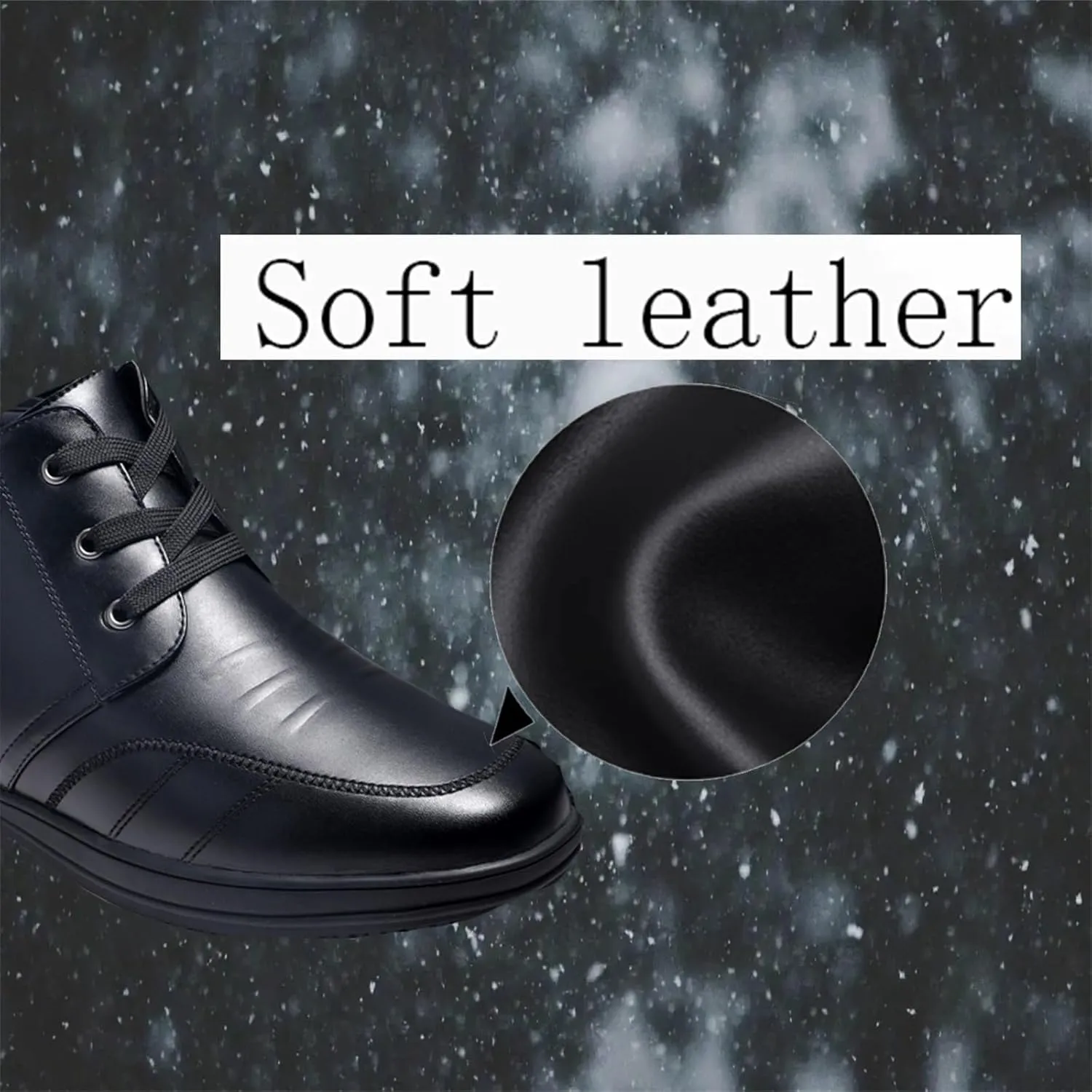 Chef Work Shoes, Winter Plush Warm Cotton Waterproof Oil Resistant Non Slip Lace-Up Chef Shoes for Men, Garden Hospital Restaurant Work Sneakers, for Nurse Restaurant Garden Ervice
