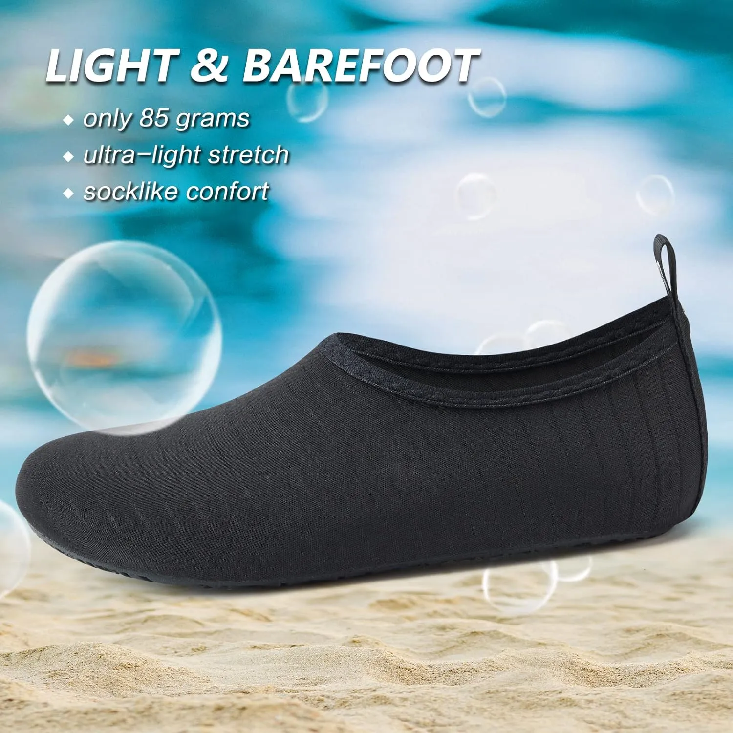 Deevike Water Shoes for Women Men Barefoot Quick-Dry Aqua Socks Slip-on for Beach Swim Surf Yoga Exercise