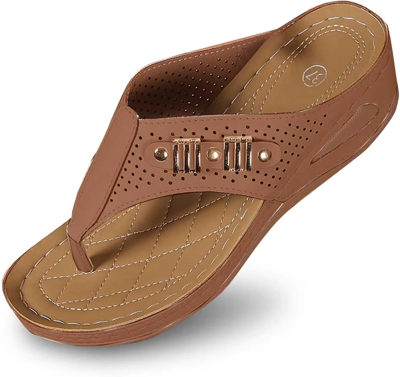 Flip Flops for Women Orthopedic Wedge Sandals Summer Dressy Flat Sandals Casual Open Toe Flip Flops Sandal