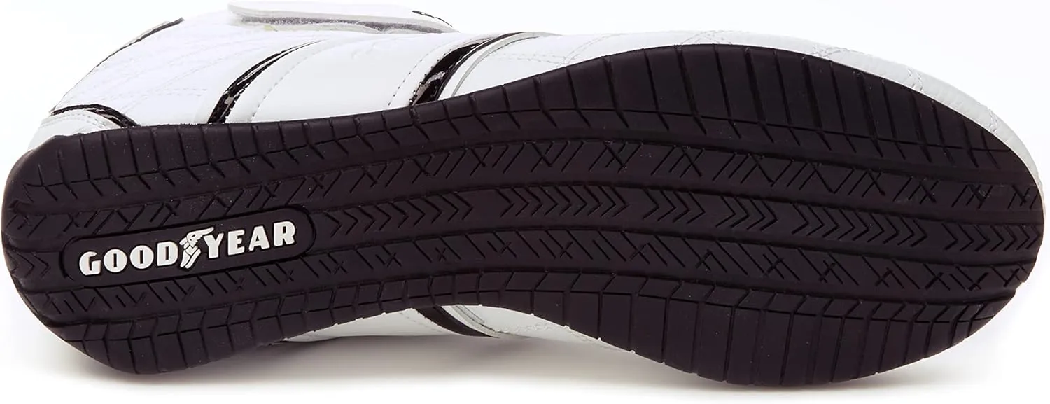 Goodyear Mens Clutch Racer Sneaker  High-Top Sneakers, PU Leather & Mesh Lining