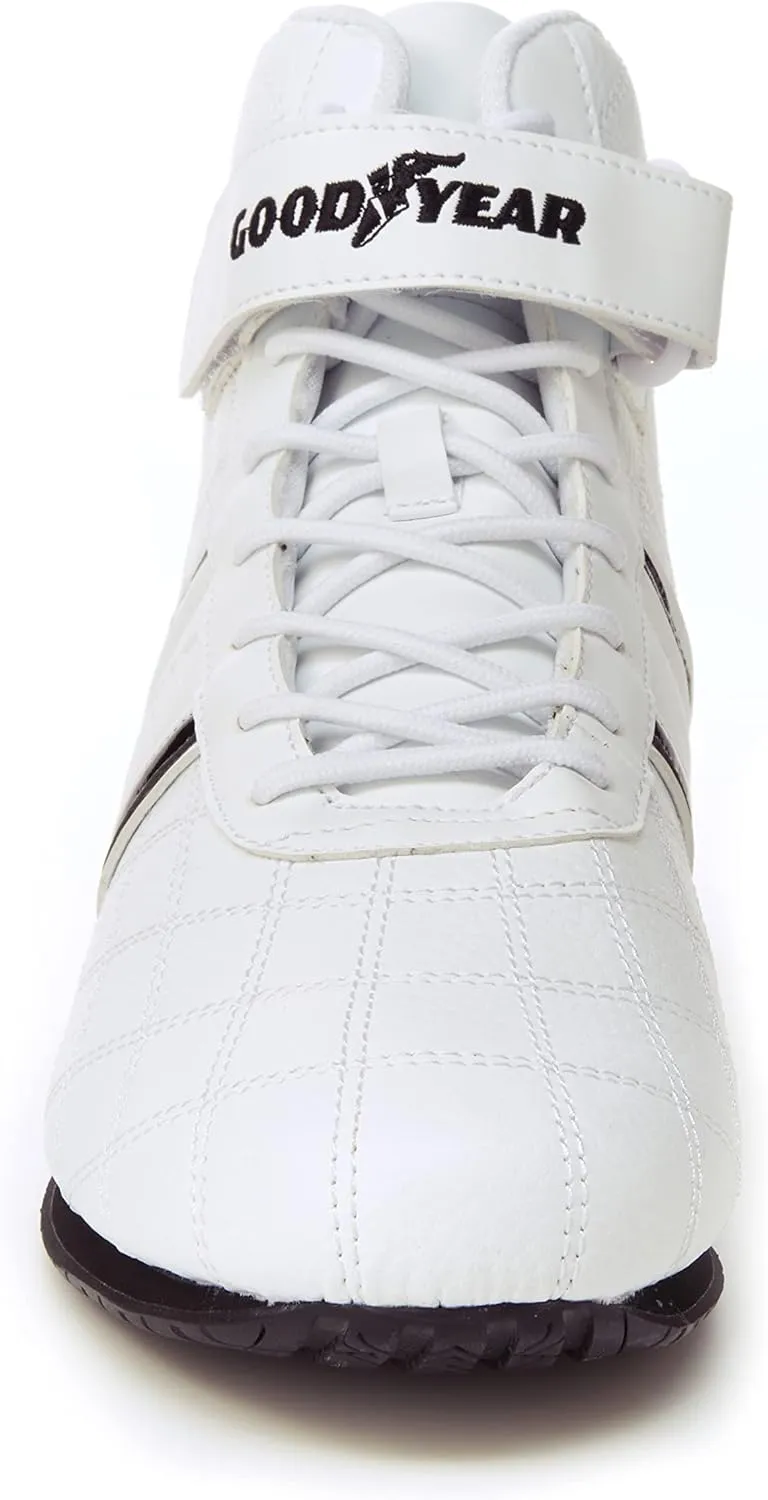 Goodyear Mens Clutch Racer Sneaker  High-Top Sneakers, PU Leather & Mesh Lining