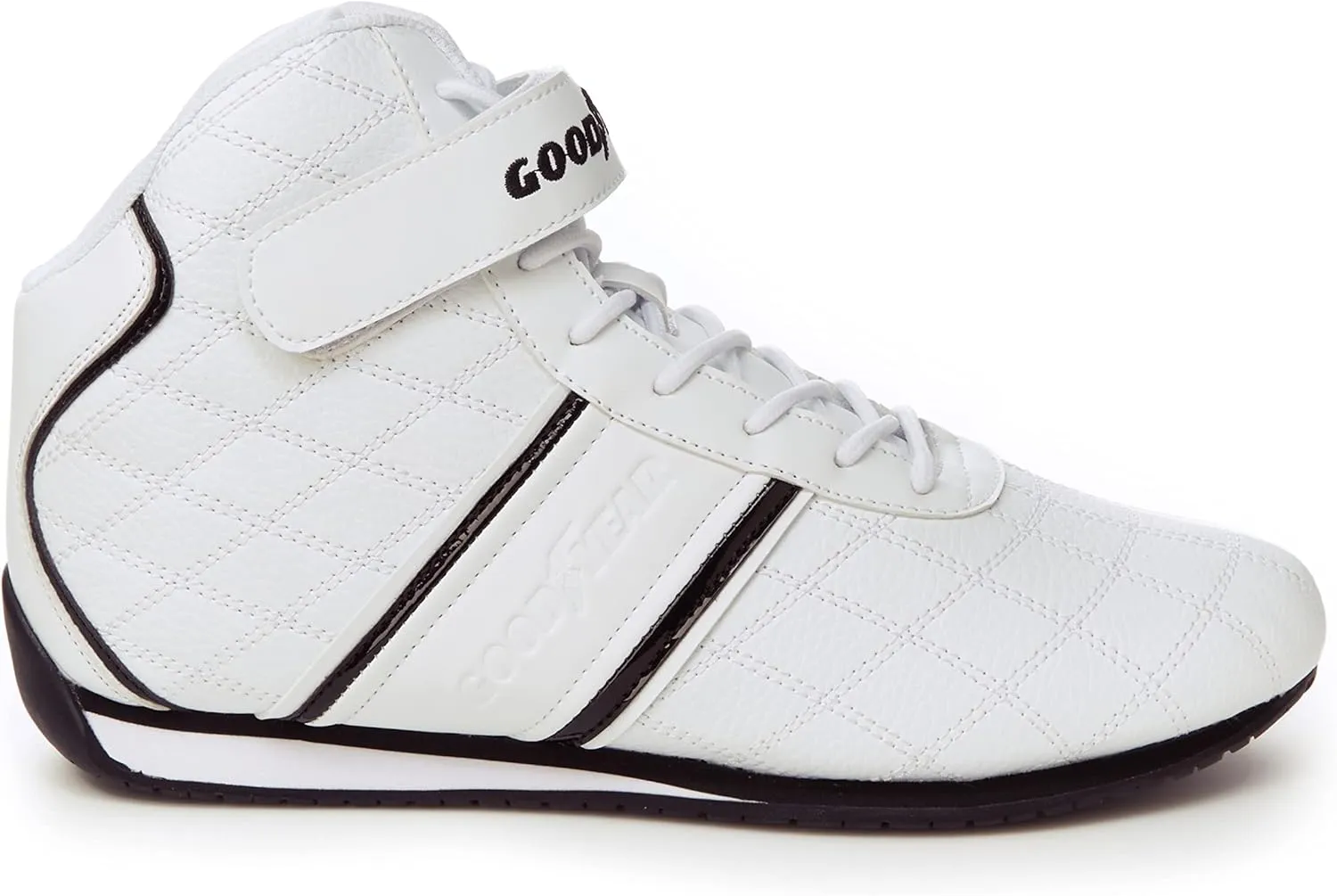 Goodyear Mens Clutch Racer Sneaker  High-Top Sneakers, PU Leather & Mesh Lining