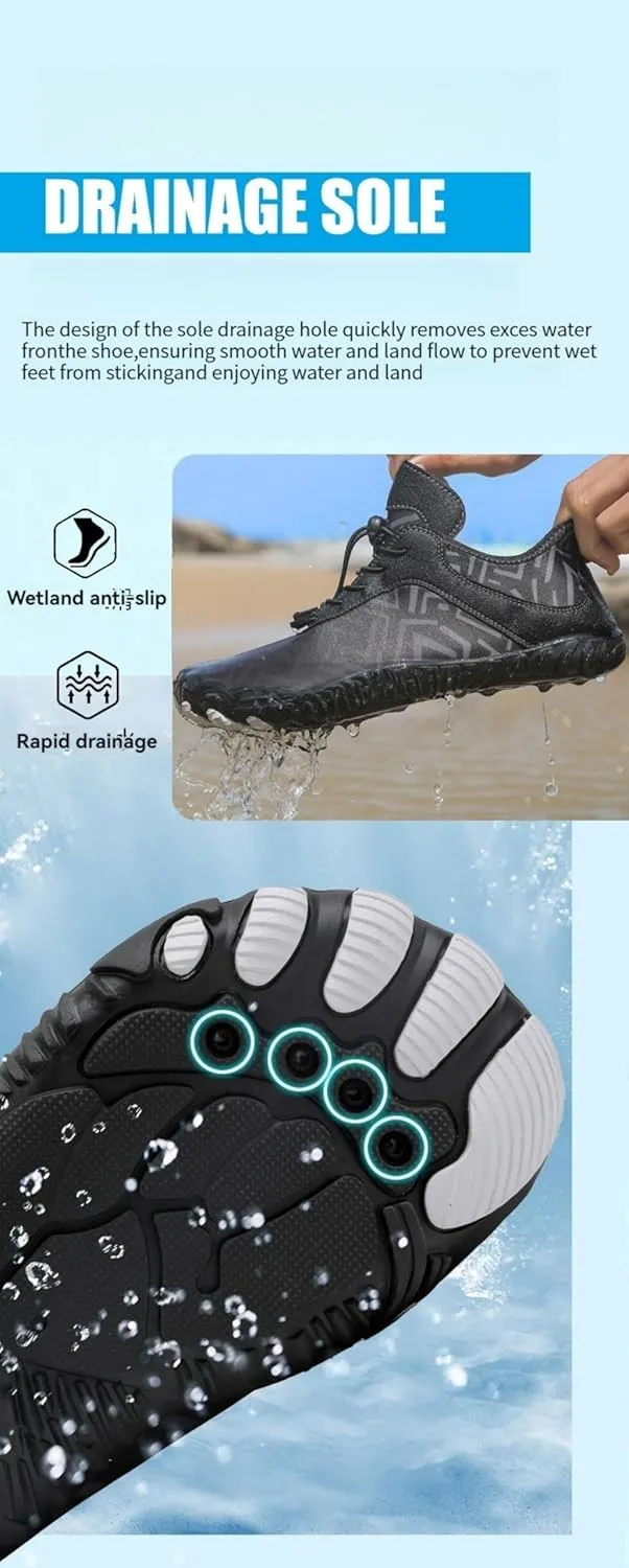 Hike Barefoot Shoes for Men Pro Footwear Barefoot Shoes Mens Comfortable Wide Toe Box Waterproof Trail Running Shoes Healthy & Non-Slip Barefoot Shoes