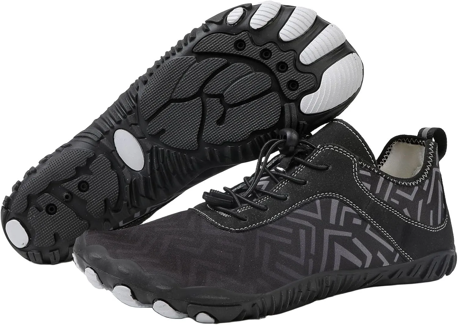Hike Barefoot Shoes for Men Pro Footwear Barefoot Shoes Mens Comfortable Wide Toe Box Waterproof Trail Running Shoes Healthy & Non-Slip Barefoot Shoes