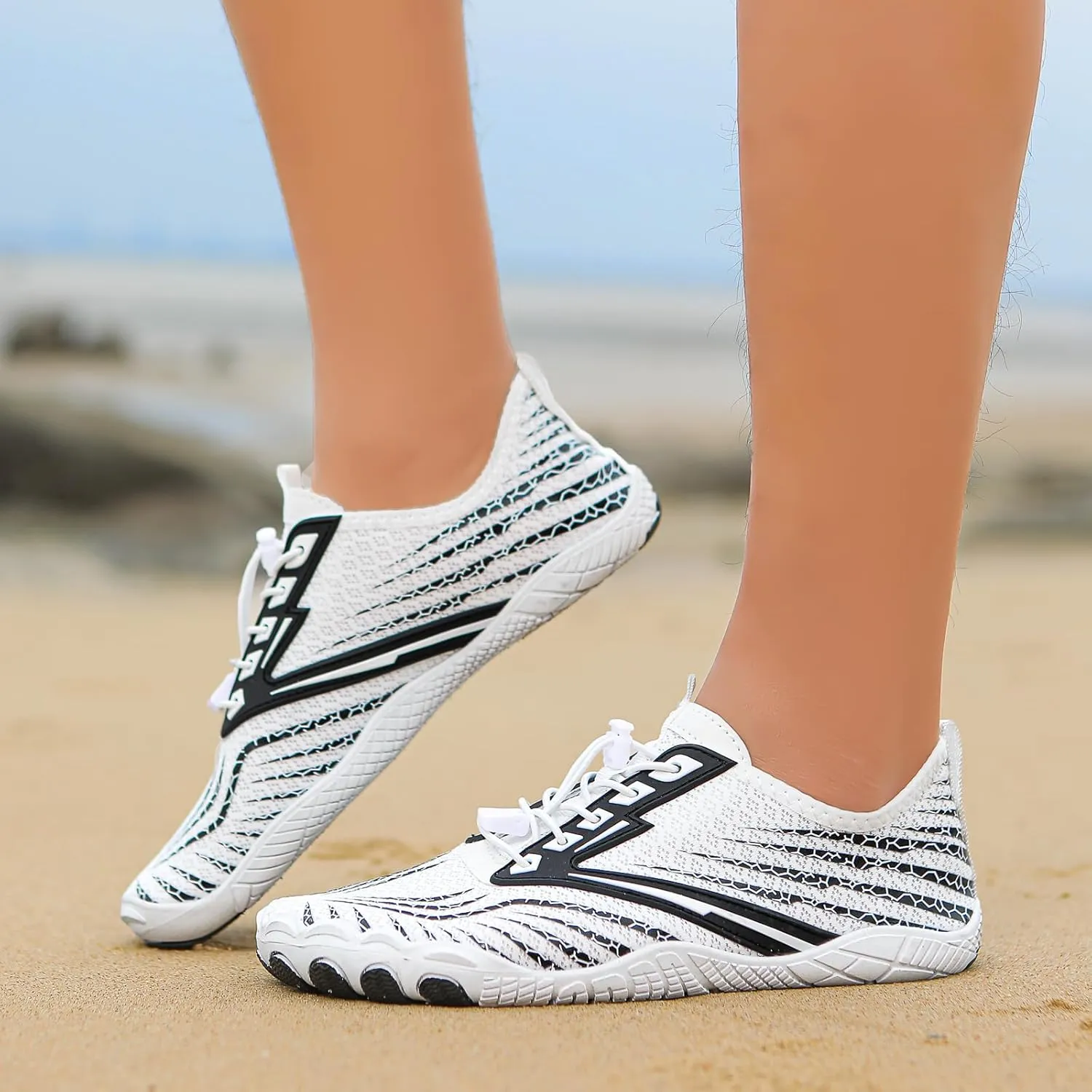Hike Barefoot Shoes for Men Women Pro Footwear Hike Shoes Quick Dry Breathable & Non-Slip Wide Toe Athletic Barefoot Shoes for Beach Swim Surf Hiking
