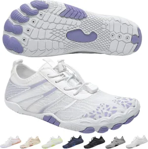 Hike Barefoot Shoes for Women Men, Breathable Non-Slip Athletic Footwear, Wide Toe Water Shoes for Hiking, Non-Slip Neuropathy Shoes for Women Men, Grounded Comfort wear