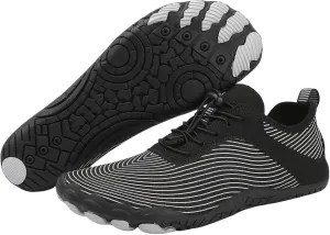 Hike Barefoot Shoes for Women Men Healthy & Non-Slip Barefoot Shoes with Wide Toe Box Lightweight Waterproof Athletic Sneakers Footwear Unisex