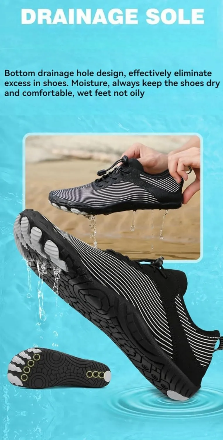 Hike Barefoot Shoes for Women Men Healthy & Non-Slip Barefoot Shoes with Wide Toe Box Lightweight Waterproof Athletic Sneakers Footwear Unisex