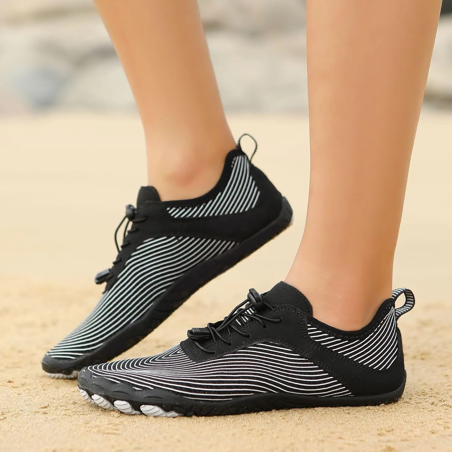 Hike Barefoot Shoes for Women Men Healthy & Non-Slip Barefoot Shoes with Wide Toe Box Lightweight Waterproof Athletic Sneakers Footwear Unisex