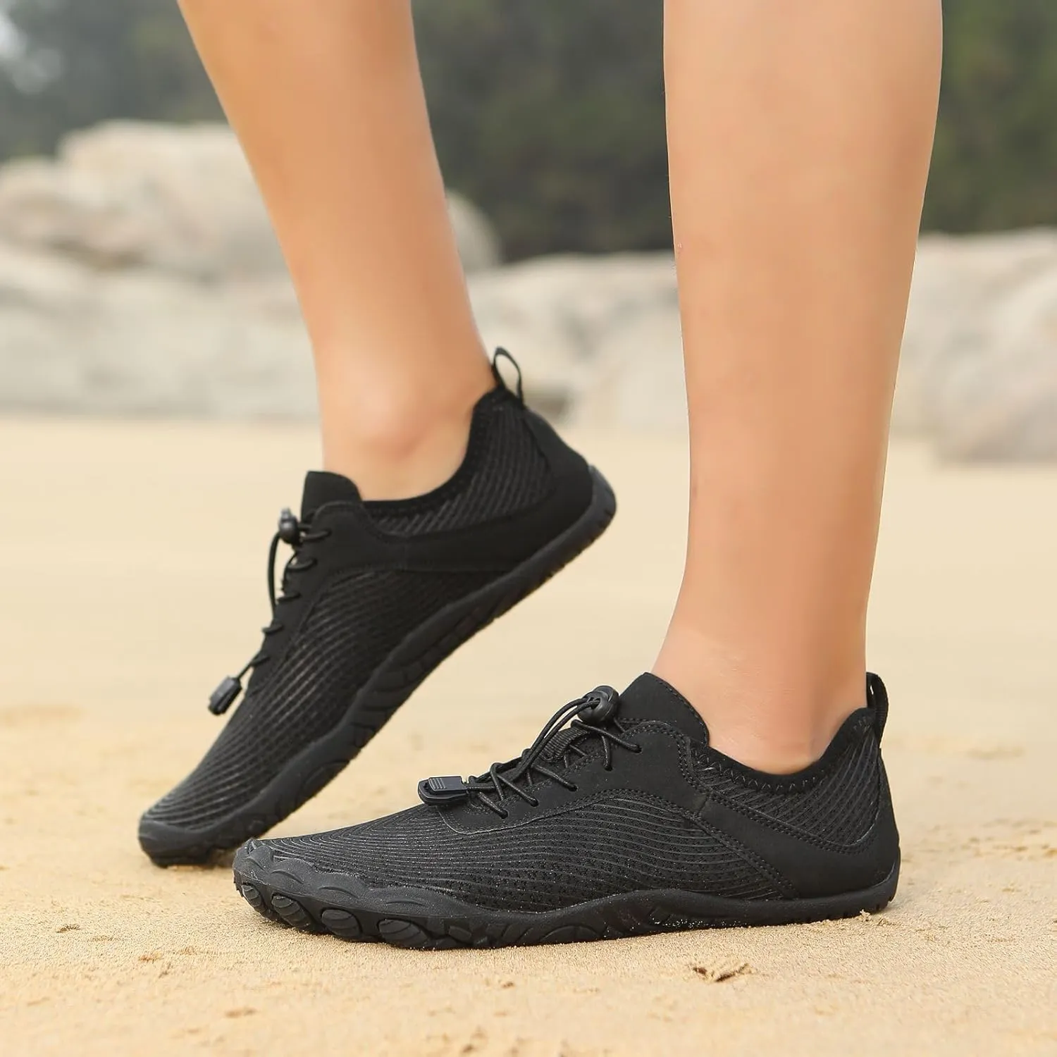Hike Barefoot Shoes for Women Men Healthy & Non-Slip Barefoot Shoes with Wide Toe Box Lightweight Waterproof Athletic Sneakers Footwear Unisex