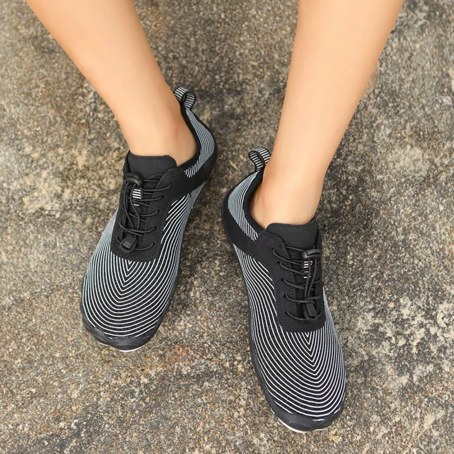 Hike Barefoot Shoes for Women Men Healthy & Non-Slip Barefoot Shoes with Wide Toe Box Lightweight Waterproof Athletic Sneakers Footwear Unisex