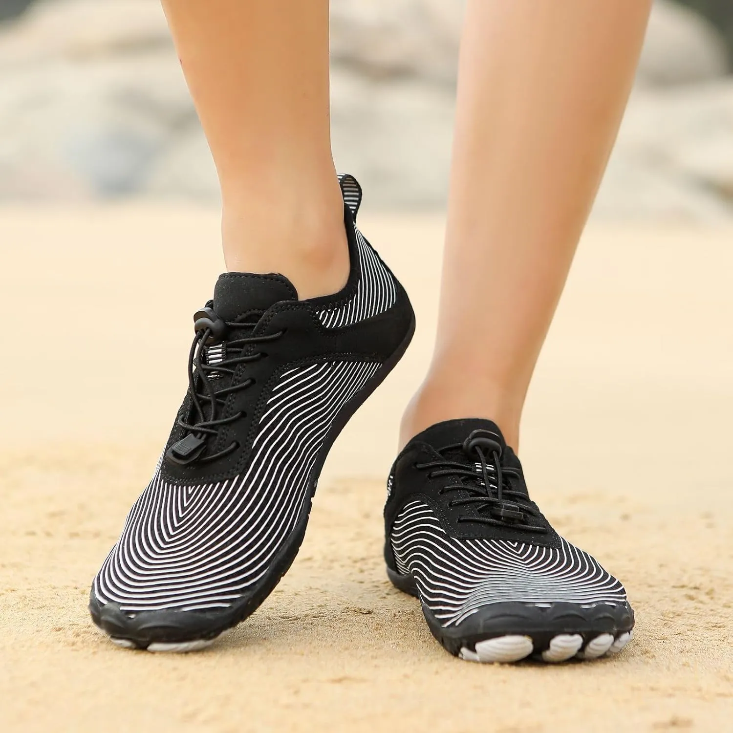 Hike Barefoot Shoes for Women Men Healthy & Non-Slip Barefoot Shoes with Wide Toe Box Lightweight Waterproof Athletic Sneakers Footwear Unisex