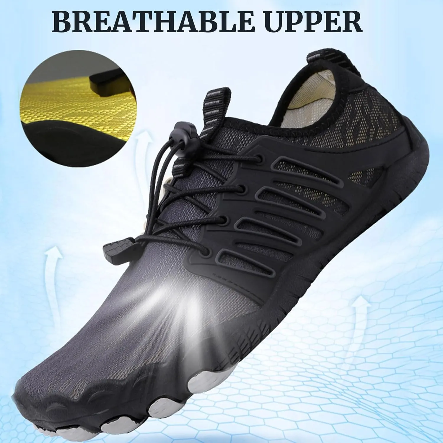 Hike Barefoot Shoes Women Men Footwear Minimalist Wide Toe Box Hiking Shoes Athletic Cross-Trainer Fashion Sneakers for Women