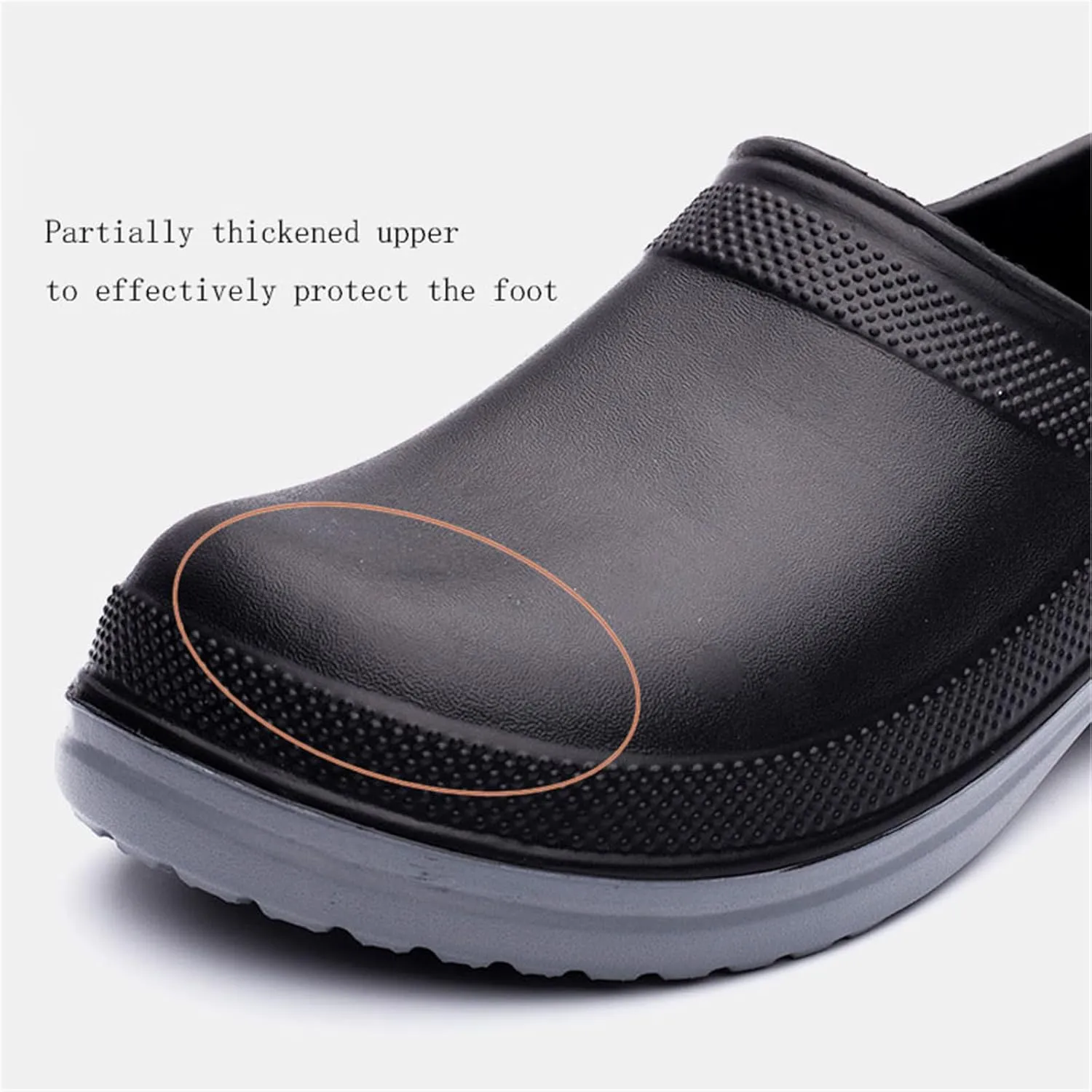 Kitchen Work Shoes, Plus Size Comfort Kitchen Chef Oil Resistant Slip Resistant Service Shoes for Men, Fashion Waterproof Restaurant Ideal Work Boots, for Chef, Hospital
