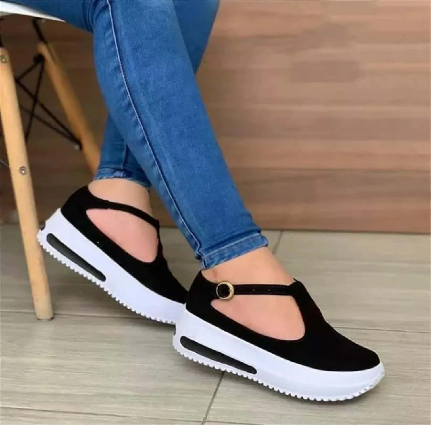 Ladmiple Sandals Women Dressy Summer 2023 Comfortable Slip On Platform Sandal Causal Travel Ankle Buckle Flip Flop Shoes