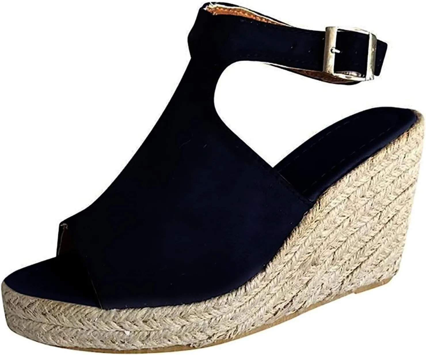 Ladmiple Sandals Women,Womens Platform Sandal High Heel Wedge Slippers Flip Flop Summer Casual Travel Ankle Buckle Shoes