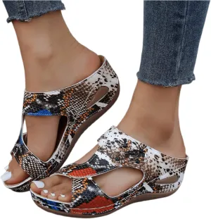 Ladmiple Summer Sandals For Women 2023 Trendy Dressy Orthopedic Flip Flops with Arch Support Casual Orthotic Sandals