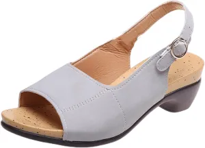 Ladmiple Wedge Sandals for Women Dressy 2023 Comfy Slip-On Hollow Out Sandal Summer Casual Beach Shoes Open Toe Platform