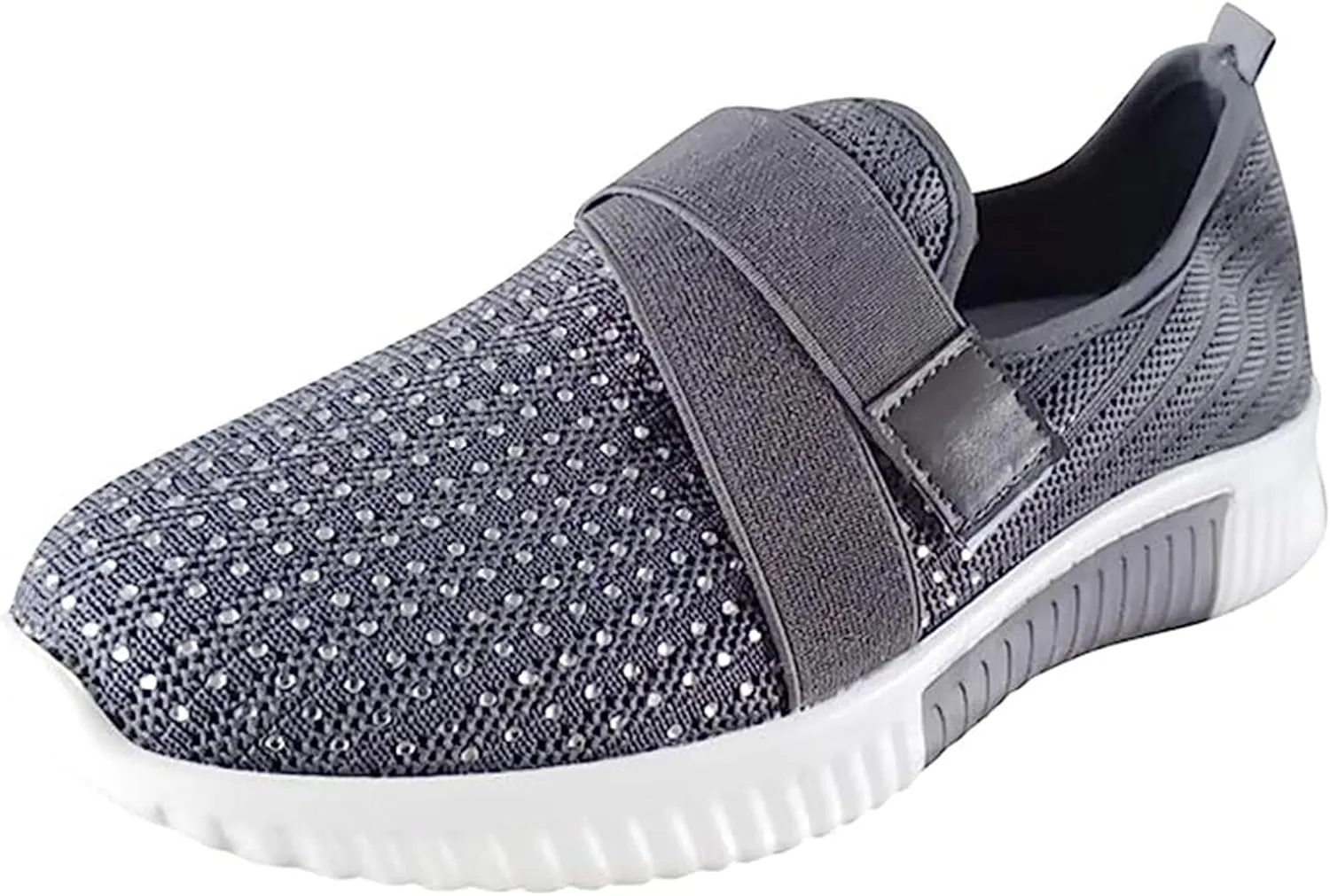 Ladmiple Womens Tennis Shoes Slip on Walking Sock Shoes Comfort Breathable Non-Slip Mesh Casual Fashion Running Sneakers