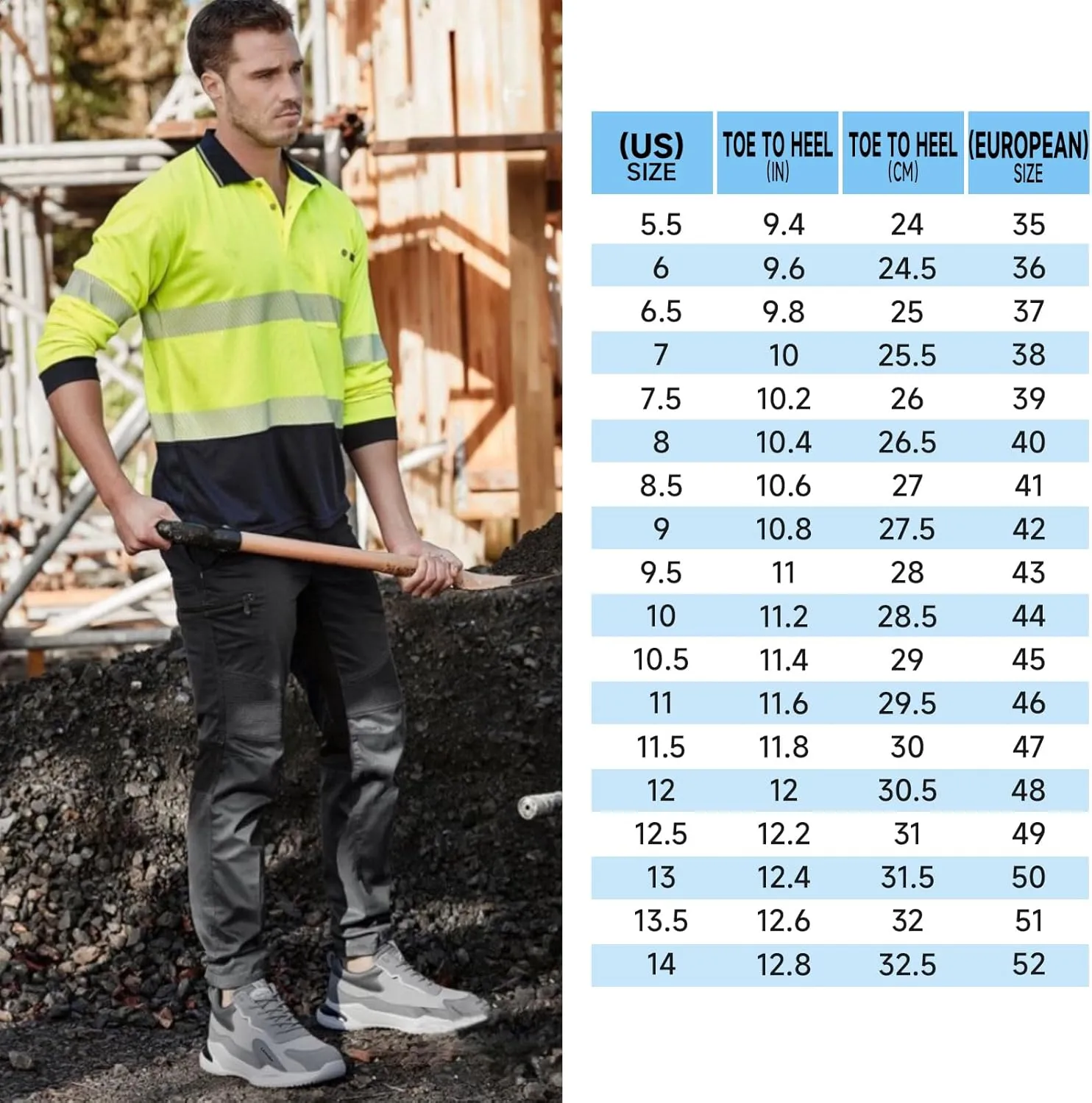 LAoutun Steel Toe Shoes for Men Women Comfortable Lightweight Work Safety Shoes for Men Women Puncture Proof Indestructible Sneakers Construction Work Utility Sneakers