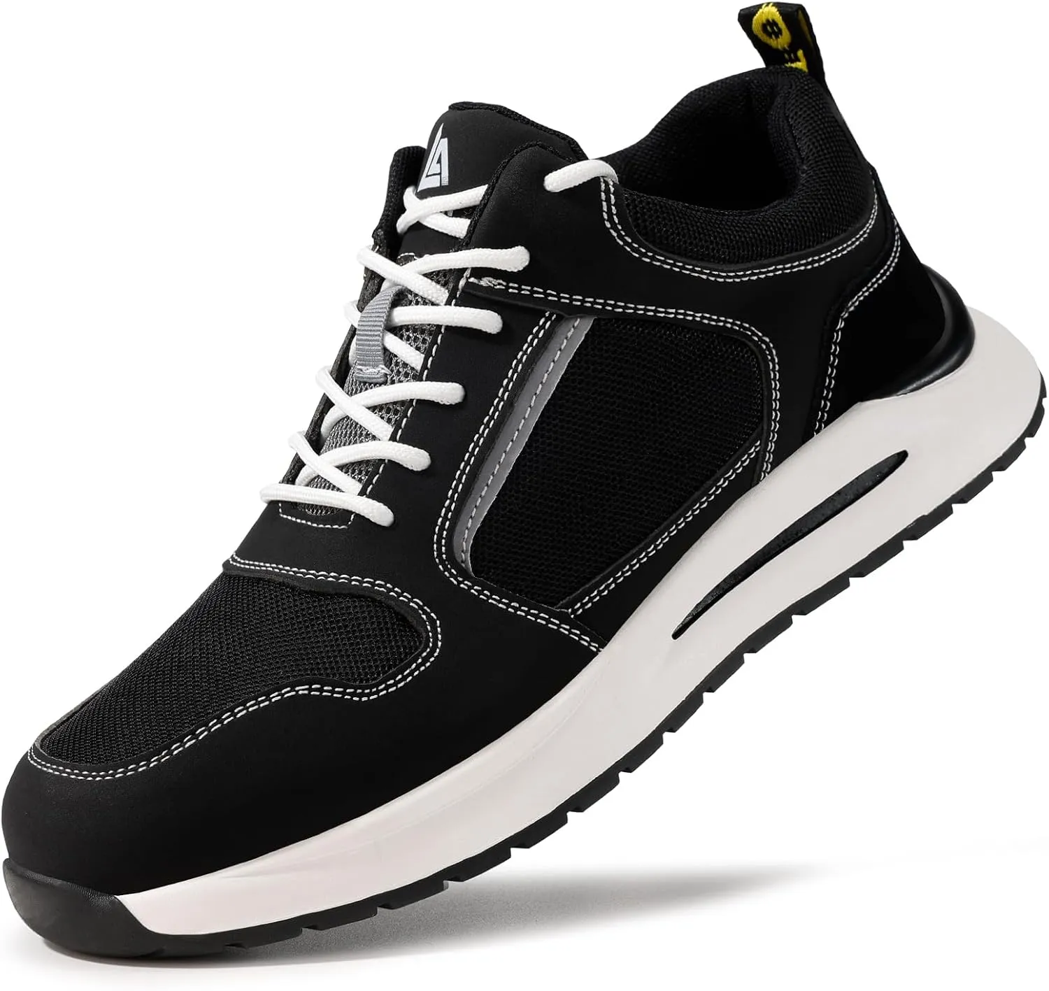 LAoutun Steel Toe Shoes for Men Women Safety Work Shoes Indestructible Steel Toe Sneakers Lightweight Work Shoes Toe Shoes