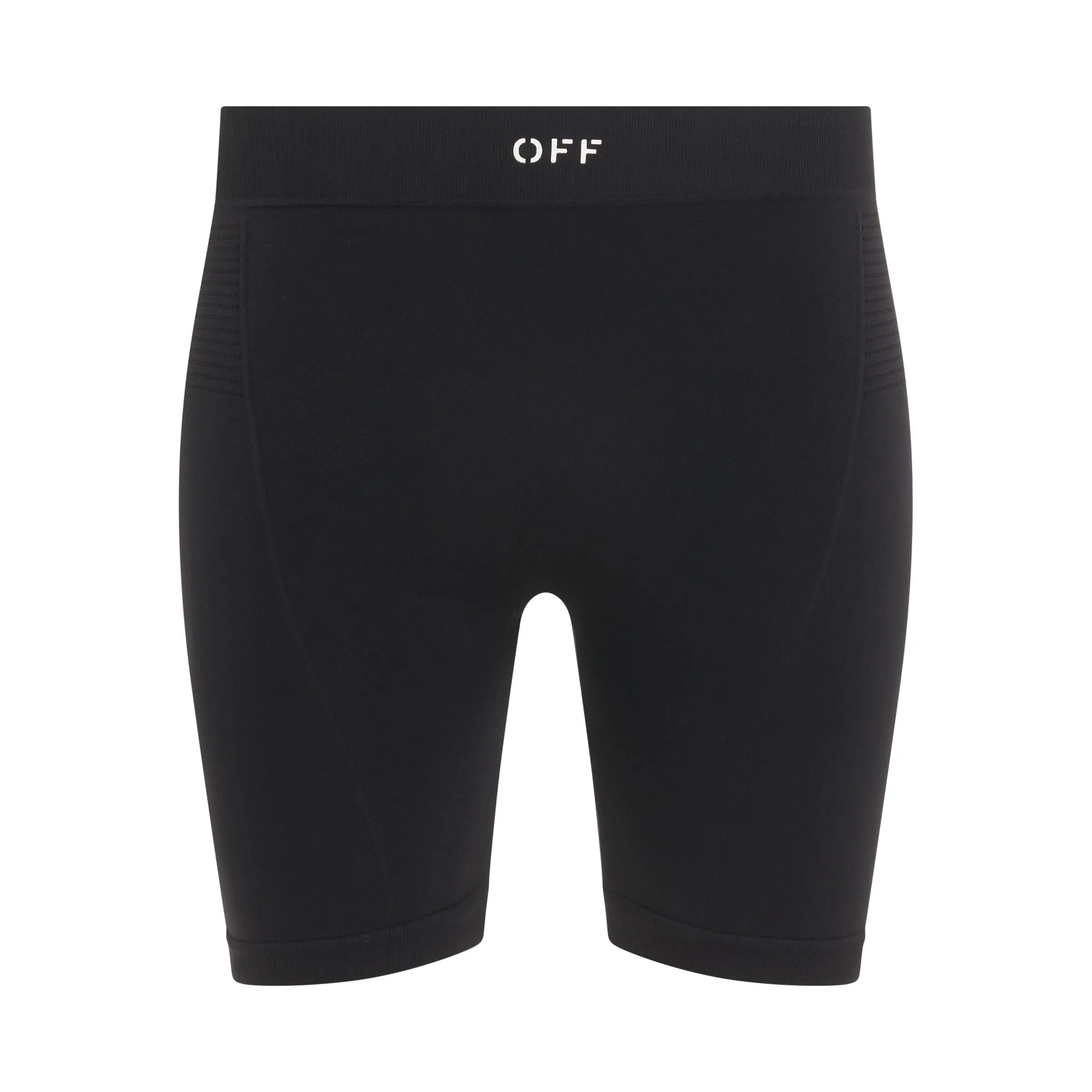 Logo Stamp Seam in Shorts Black/White