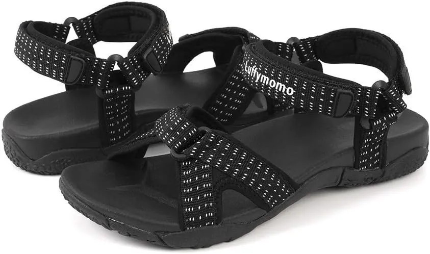 Luffymomo Womens Hiking Sandals Walking Sport Athtletic Webbing Sandals