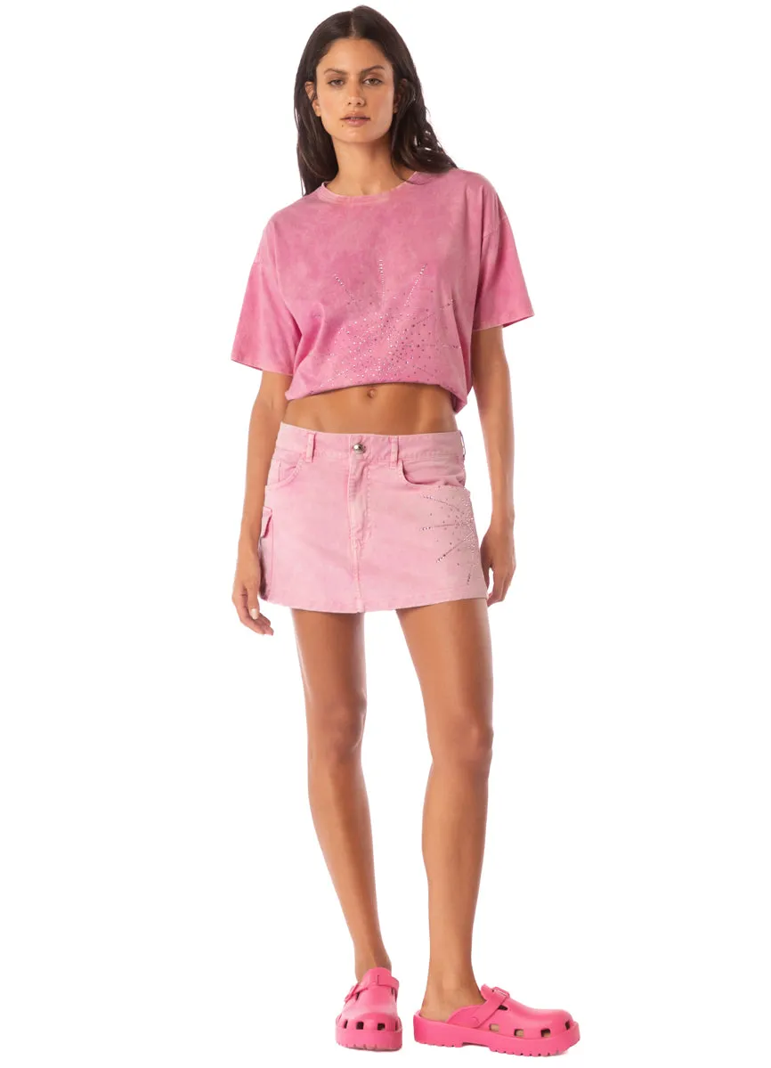 Maaji Acid Pink Cressida  Short Skirt