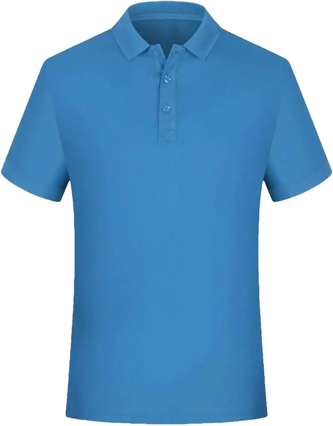 Men Quick Dry Polo Shirt Summer Fashion Casual Basic Tops Short Sleeve Golf Work Tops