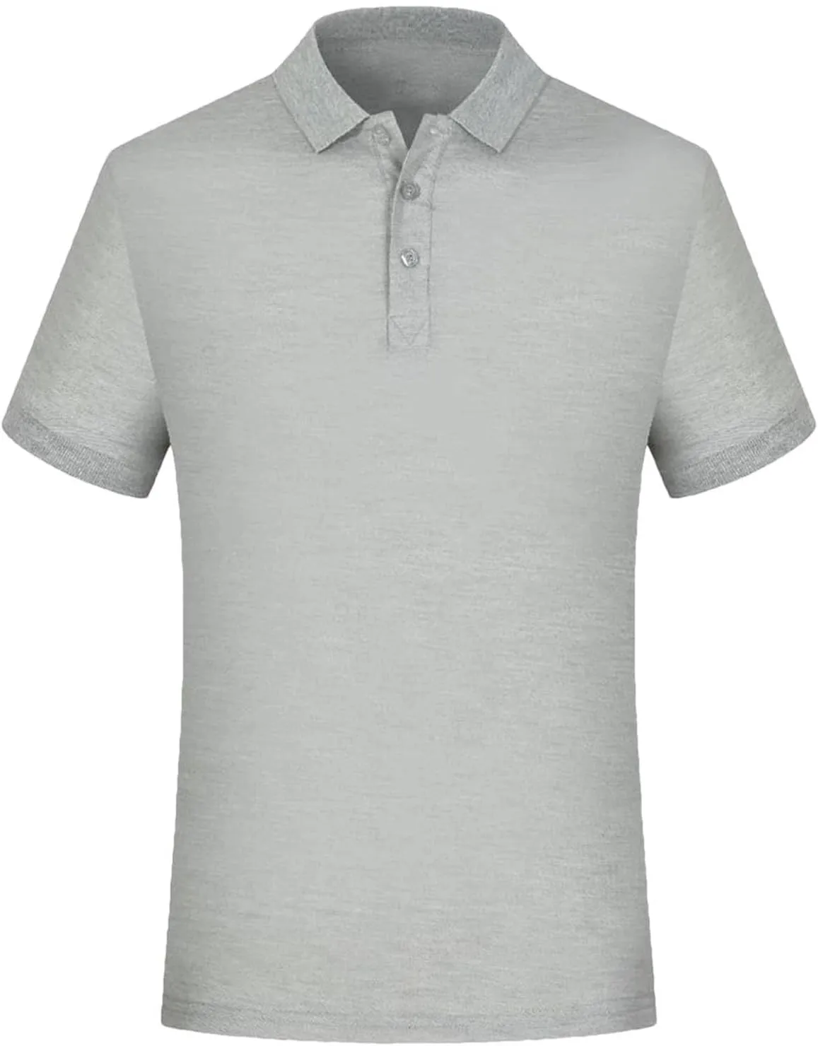 Men Quick Dry Polo Shirt Summer Fashion Casual Basic Tops Short Sleeve Golf Work Tops