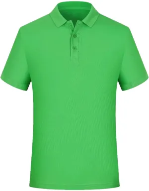 Men Quick Dry Polo Shirt Summer Fashion Casual Basic Tops Short Sleeve Golf Work Tops
