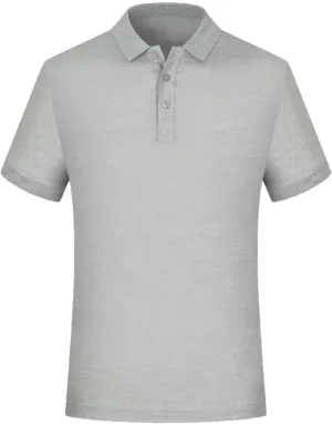 Men Quick Dry Polo Shirt Summer Fashion Casual Basic Tops Short Sleeve Golf Work Tops