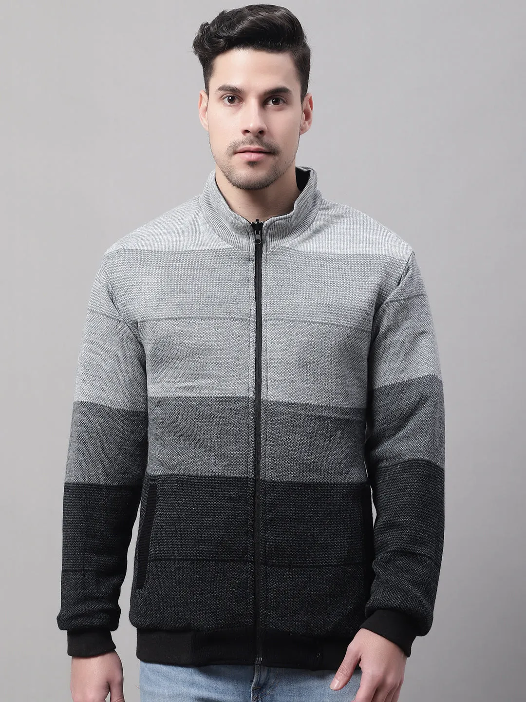 Men Reversible Black Jacket
