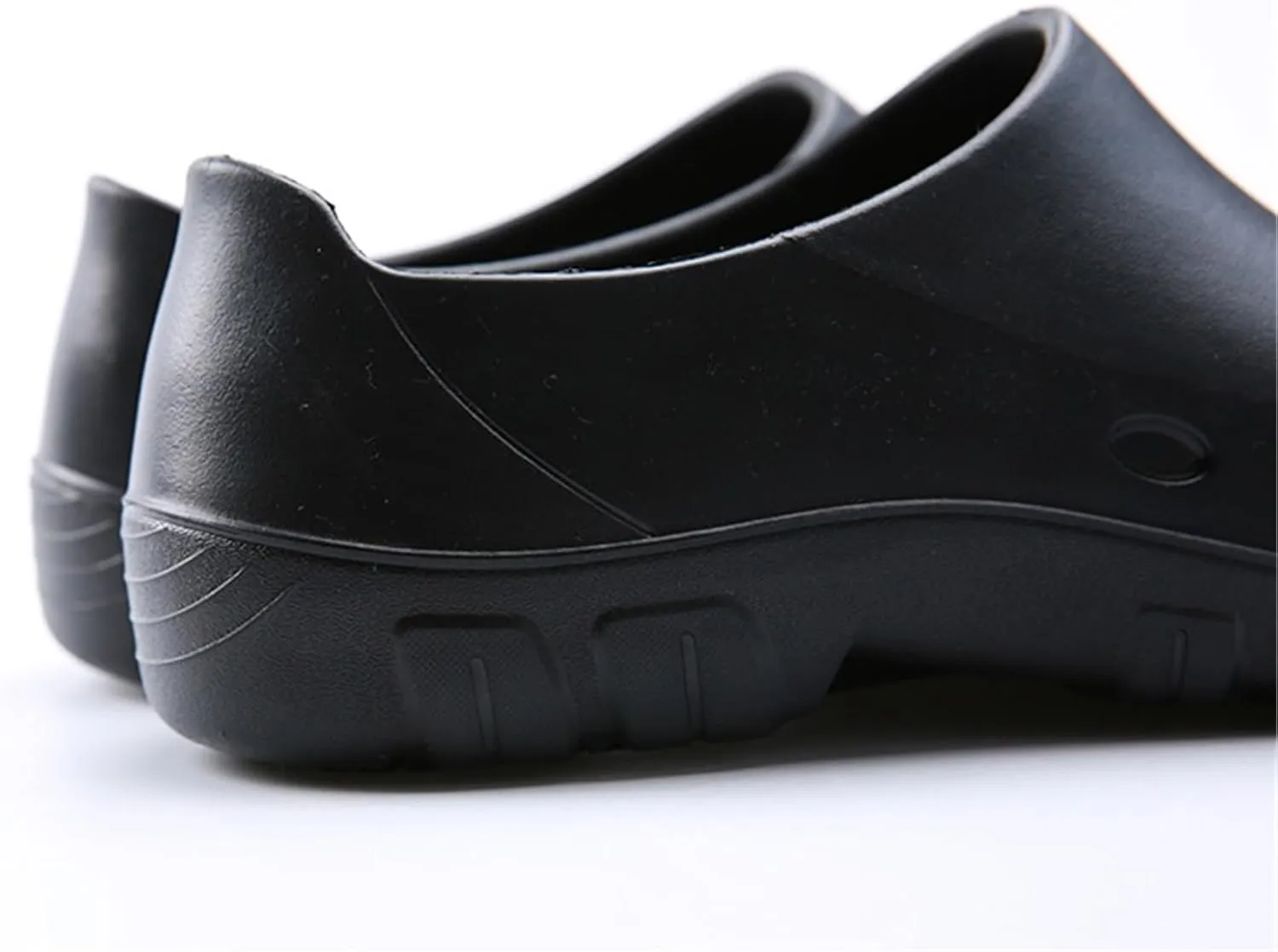 Mens Chef Steel Toe Cap Shoes, Men Steel Toe Safety Anti Kick and Anti Collision Waterproof Anti-Slip Kitchen Work Shoes, Comfortable Breathable Durable Oil Resistant Garden Work Clog
