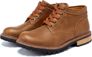 Men's Chelsea Ankle Boots Cowboy Boots Dress Casual Shoes Punk Rock Western Boots