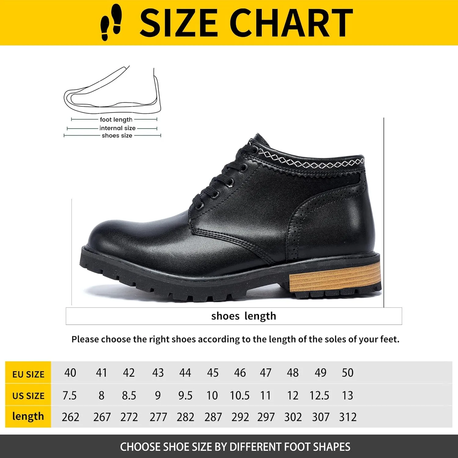 Men's Chelsea Ankle Boots Cowboy Boots Dress Casual Shoes Punk Rock Western Boots