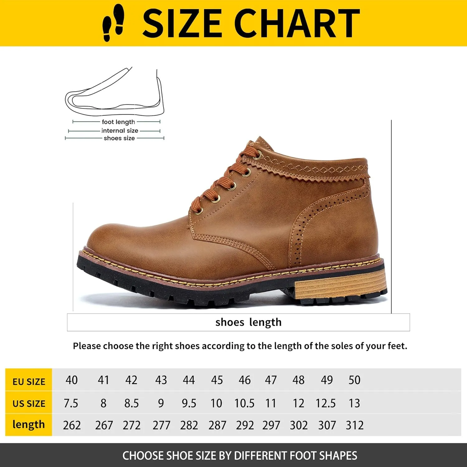 Men's Chelsea Ankle Boots Cowboy Boots Dress Casual Shoes Punk Rock Western Boots
