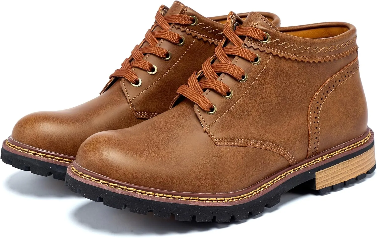 Men's Chelsea Ankle Boots Cowboy Boots Dress Casual Shoes Punk Rock Western Boots